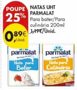 Pingo Doce Natas uht parmalat promoção