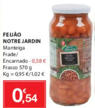E.Leclerc Feijão Notre Jardin promoção