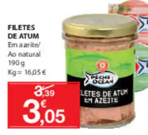 E.Leclerc Filetes de Atum 190g promoção