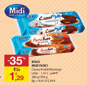 E.Leclerc Bolo Midi Farci 280g/350g promoção