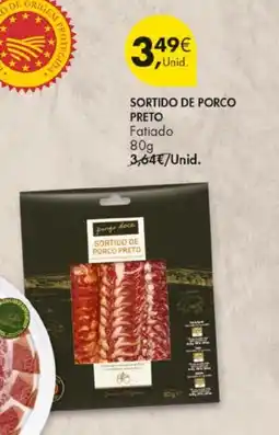 Pingo Doce Sortido de porco preto fatiado promoção