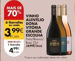Pingo Doce Vinho alentejo dona vitória grande escolha promoção