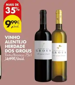 Pingo Doce Vinho alentejo herdade dos grous promoção
