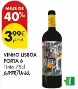 Pingo Doce Vinho lisboa porta 6 tinto promoção