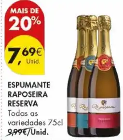 Pingo Doce Espumante raposeira reserva promoção