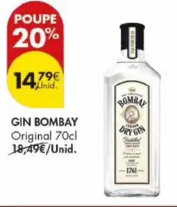 Pingo Doce Gin bombay original promoção