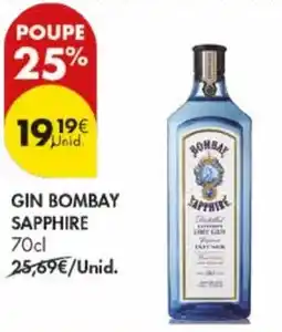 Pingo Doce Gin bombay sapphire promoção