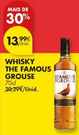 Pingo Doce Whisky the famous grouse promoção