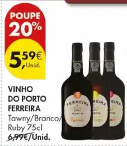 Pingo Doce Vinho do porto ferreira promoção