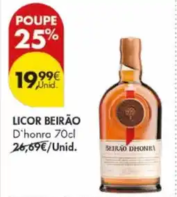 Pingo Doce Licor beirão d'honra promoção