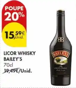 Pingo Doce Licor whisky bailey's promoção