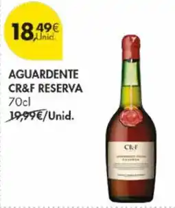 Pingo Doce Aguardente cr&f reserva promoção