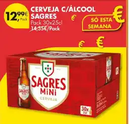 Pingo Doce Cerveja c/álcool sagres promoção