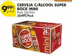 Pingo Doce Cerveja c/álcool super bock mini promoção