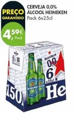 Pingo Doce Cerveja 0,0% alcool heineken promoção