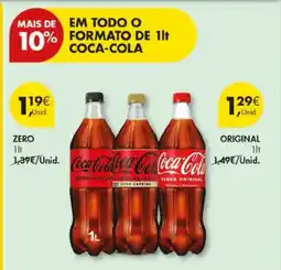 Pingo Doce Coca-cola original promoção