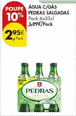Pingo Doce Água c/gás pedras salgadas promoção