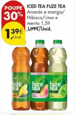 Pingo Doce Iced tea fuze tea promoção