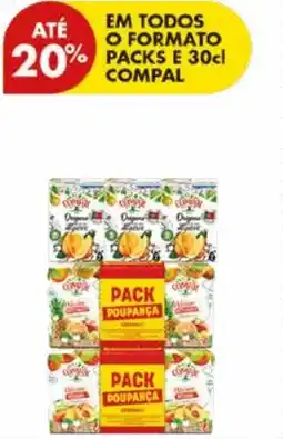 Pingo Doce Em todos o formato packs e compal promoção