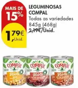 Pingo Doce Leguminosas compal promoção