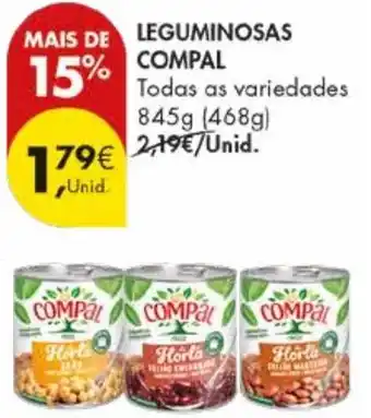Pingo Doce Leguminosas compal promoção