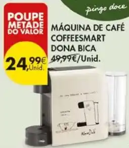 Pingo Doce Máquina de café coffeesmart dona bica promoção