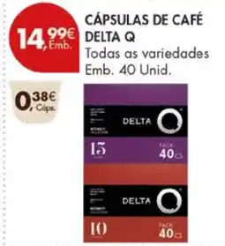 Pingo Doce Cápsulas de café delta q promoção