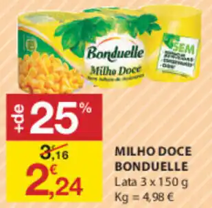 E.Leclerc Milho Doce Bonduelle 3x150g promoção