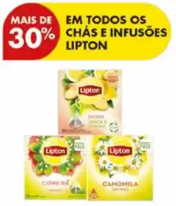 Pingo Doce Em todos os chás e infusões lipton promoção