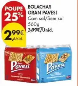 Pingo Doce Bolachas gran pavesi promoção