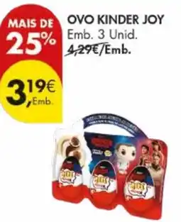 Pingo Doce Ovo kinder joy promoção