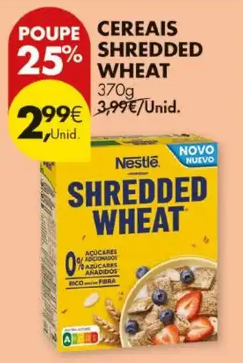 Pingo Doce Cereais shredded wheat promoção