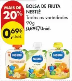 Pingo Doce Bolsa de fruta nestlé promoção