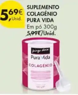 Pingo Doce Suplemento colagénio pura vida promoção