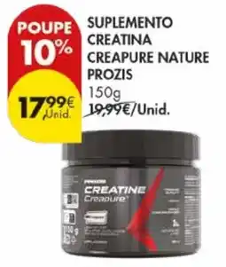 Pingo Doce Suplemento creapure nature prozis promoção