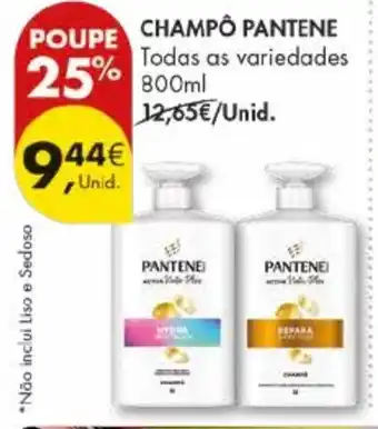 Pingo Doce Champo pantene promoção