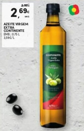 Continente Azeite Virgem Extra Continente 0.75L promoção