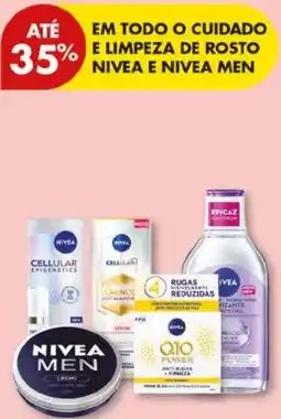 Pingo Doce Em todo o cuidado e limpeza de rosto nivea e nivea men promoção