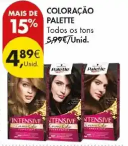 Pingo Doce Coloração palette promoção