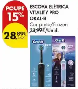 Pingo Doce Escova elétrica vitality pro oral-b promoção