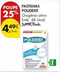 Pingo Doce Pastilhas polident promoção
