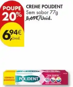 Pingo Doce Creme polident sem sabor promoção