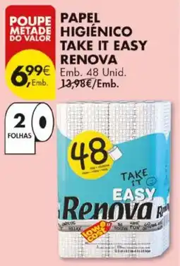 Pingo Doce Papel higiénico take it easy renova promoção