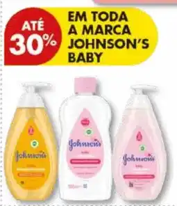 Pingo Doce Em toda a marca johnson's baby promoção