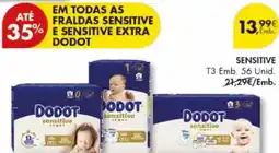 Pingo Doce Dodot sensitive T3 promoção