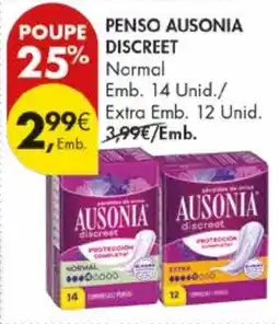 Pingo Doce Penso ausonia discreet promoção