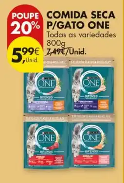 Pingo Doce Comida seca p/gato one promoção