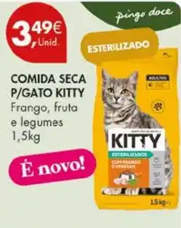 Pingo Doce Comida seca p/gato kitty promoção