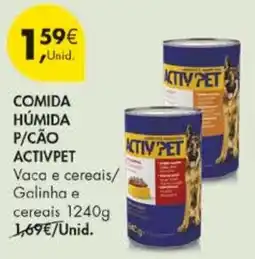 Pingo Doce Comida húmida p/cão activpet promoção