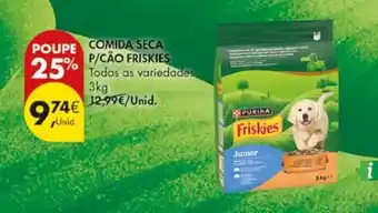 Pingo Doce Comida seca p/cão friskies promoção